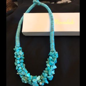 Genuine Turquoise Novadab Necklace Southwestern